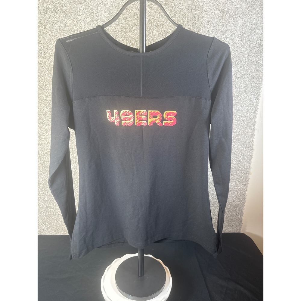 Women's WEAR‎ by Erin Andrews x Gracie Hunt Black San Francisco 49ers Mesh Panel